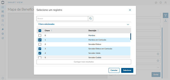 Parâmetro Multivalorado